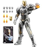 Huanxd 7 Inch Ironman Mark17 Action Figure,(1/10 Scale) Exquisite
